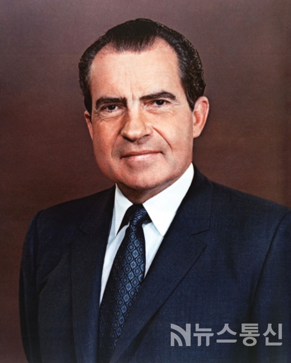 미국 대통령이었던 리처드 닉슨